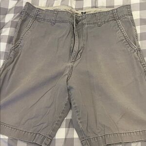 Old Navy Men's Light Gray Flat Front Shorts